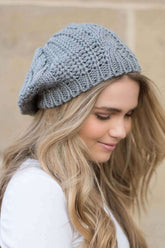 Knit Slouchy Beret Cozy Hat - Trendy Winter Accessory, Hats, $ 28.95, A Moment Of Now™